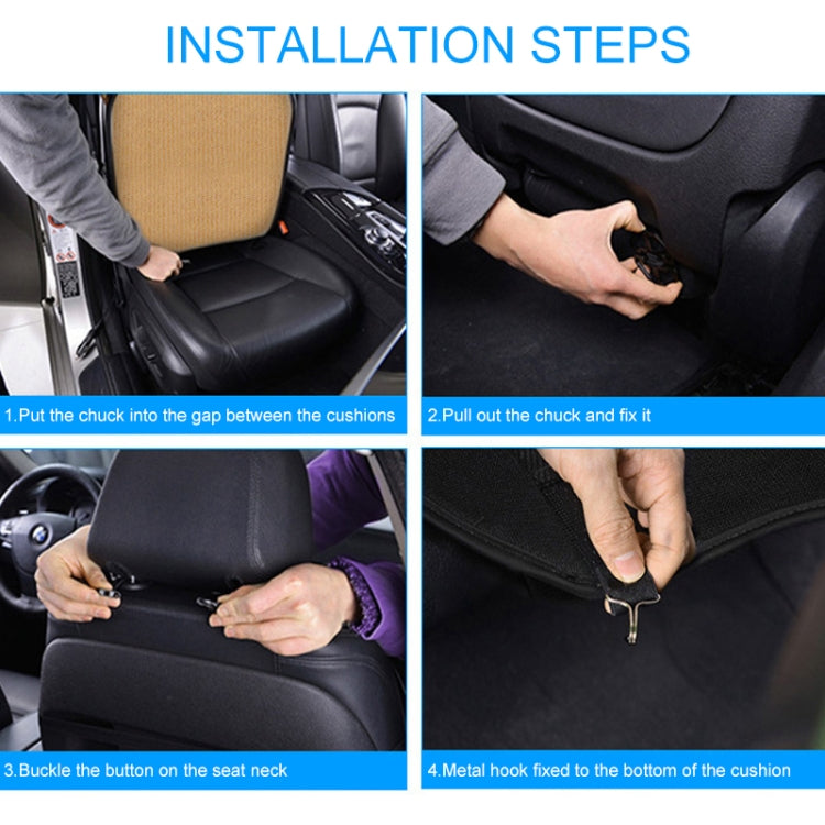 CoolDrive 12V USB Ice Silk Seat Cover with Eight-Fan Ventilation System