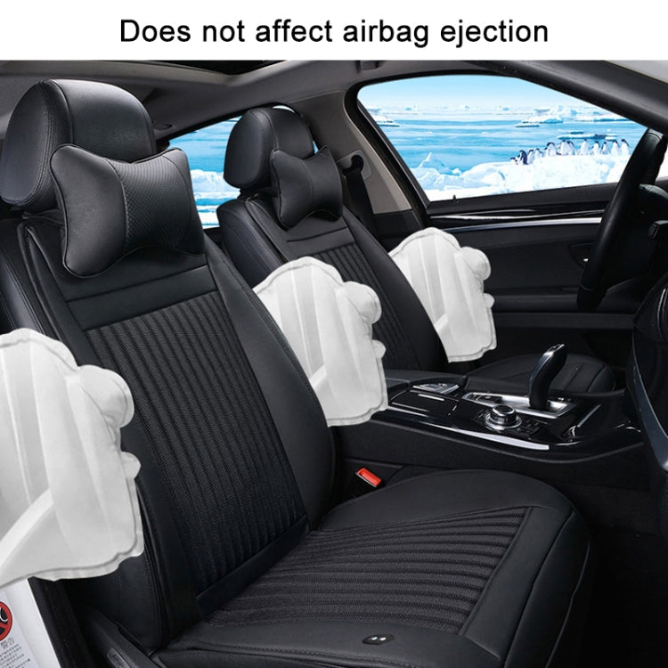 CoolDrive 12V USB Ice Silk Seat Cover with Eight-Fan Ventilation System