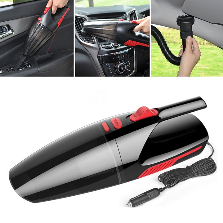 Car Wired Portable 120W Handheld Powerful Vacuum Cleaner Cable Length: 5m, without LED Light , Wired