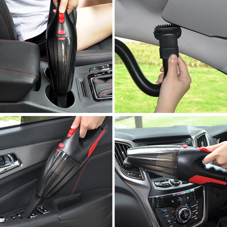 Car Wired Portable 120W Handheld Powerful Vacuum Cleaner Cable Length: 5m, without LED Light , Wired