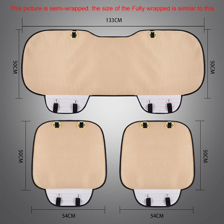 All-in-One Comfort: 3-in-1 Car Seat Cushion Set with Non-Slip Design