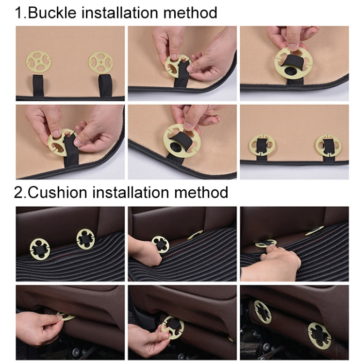 All-in-One Comfort: 3-in-1 Car Seat Cushion Set with Non-Slip Design