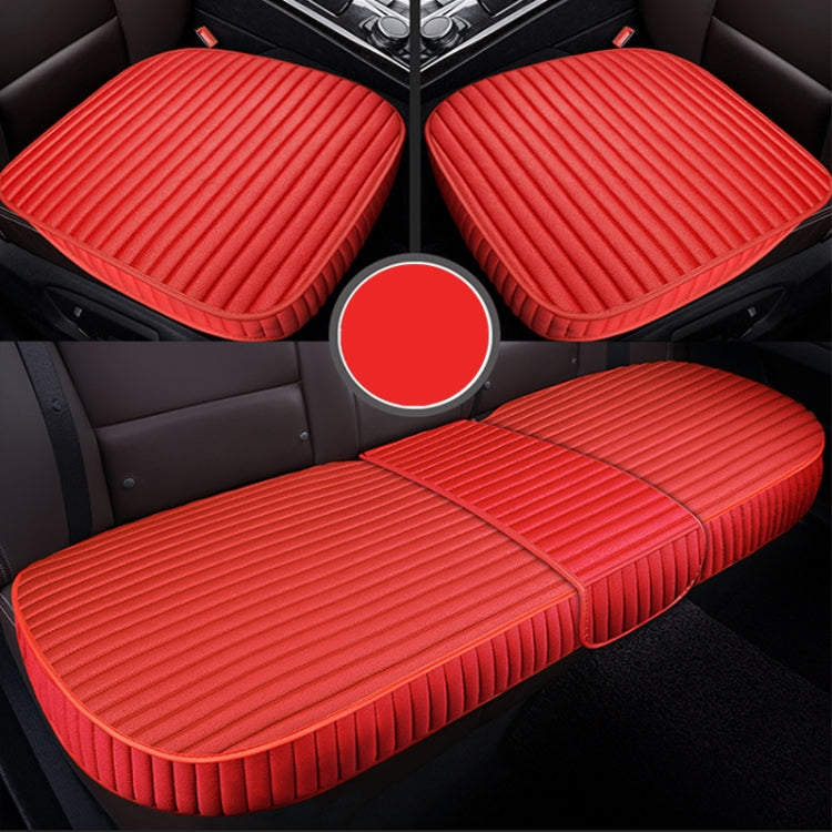 All-in-One Comfort: 3-in-1 Car Seat Cushion Set with Non-Slip Design