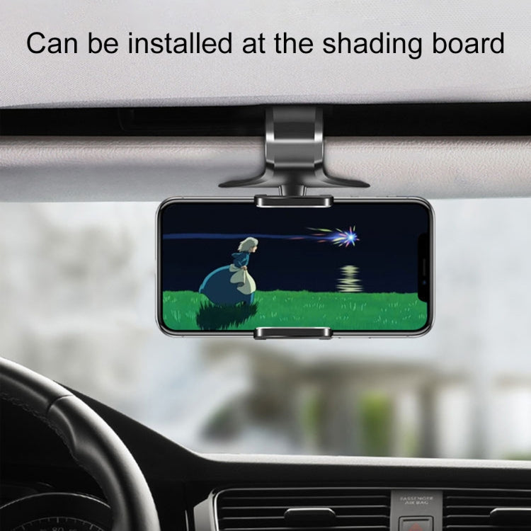 Smart Car Dashboard Phone Holder with Integrated Number Plate Bracket