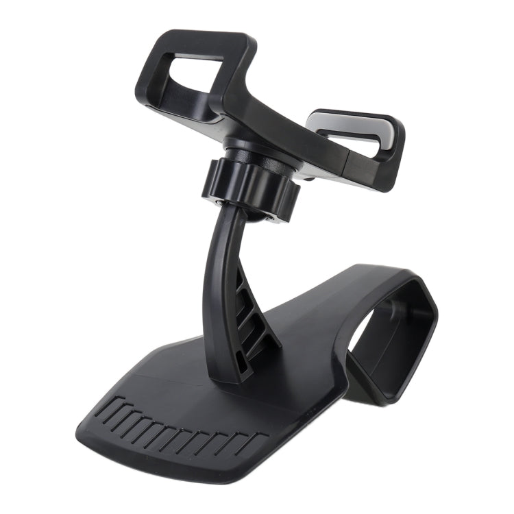 Smart Car Dashboard Phone Holder with Integrated Number Plate Bracket