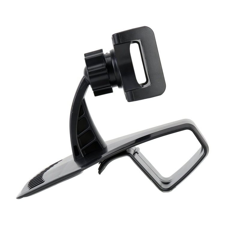 Smart Car Dashboard Phone Holder with Integrated Number Plate Bracket