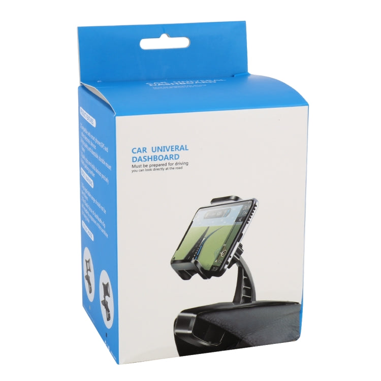 Smart Car Dashboard Phone Holder with Integrated Number Plate Bracket