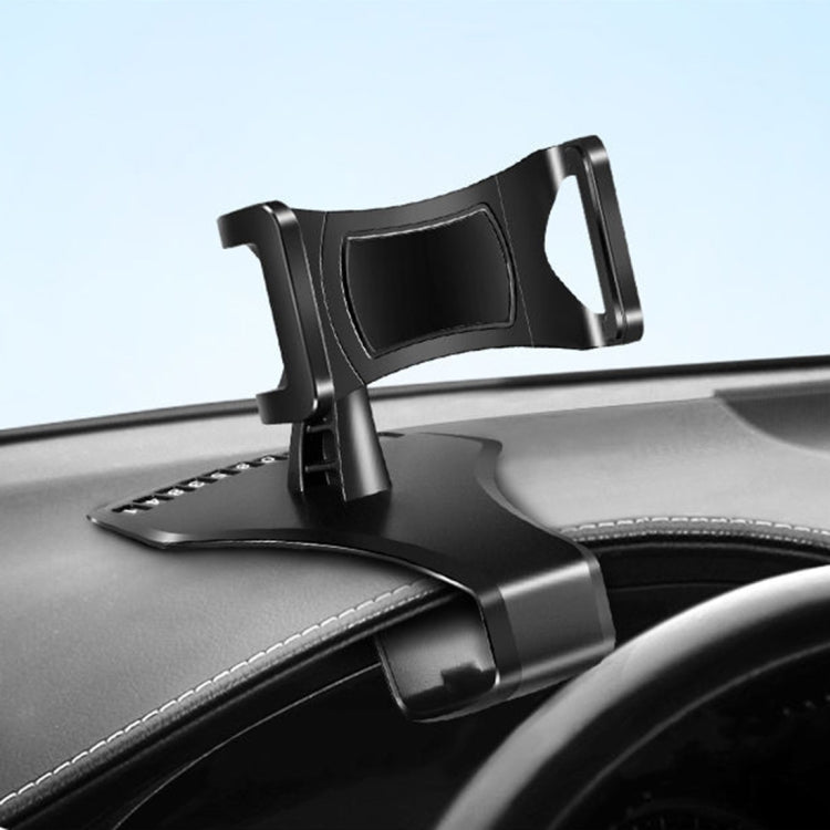 Smart Car Dashboard Phone Holder with Integrated Number Plate Bracket