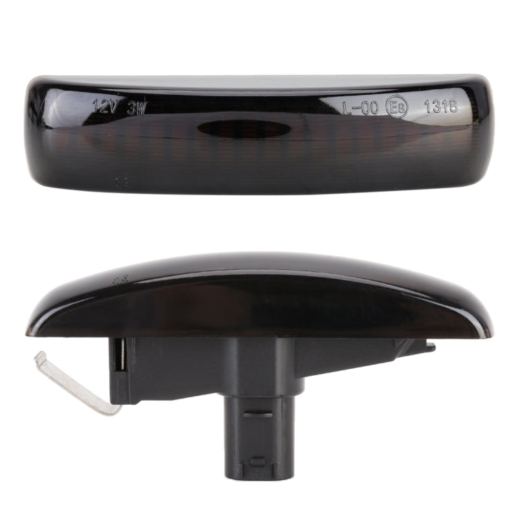 2 PCS DC12V / 3W Car LED Dynamic Blinker Side Lights Flowing Water Turn Signal Light for Land Rover, Amber Light