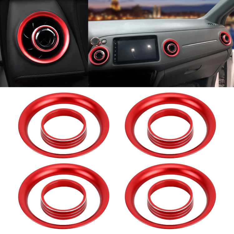 8-Piece Aluminium Alloy Air Conditioning Knob Set for Honda XR-V