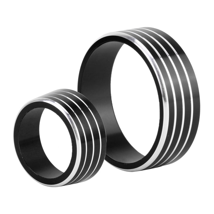 Set of 3 Premium Aluminium Alloy Air Conditioning Knob Covers for Honda VEZEL, XR-V, Fit, GIENIA, and City