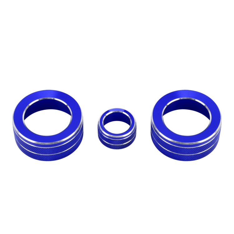 Stylish 3-Piece Metal Air Conditioning Knob Covers for Honda AVANCIER/URV