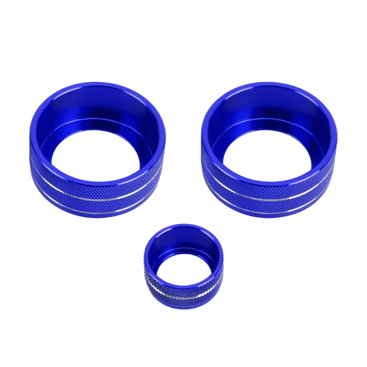 Stylish 3-Piece Metal Air Conditioning Knob Covers for Honda AVANCIER/URV