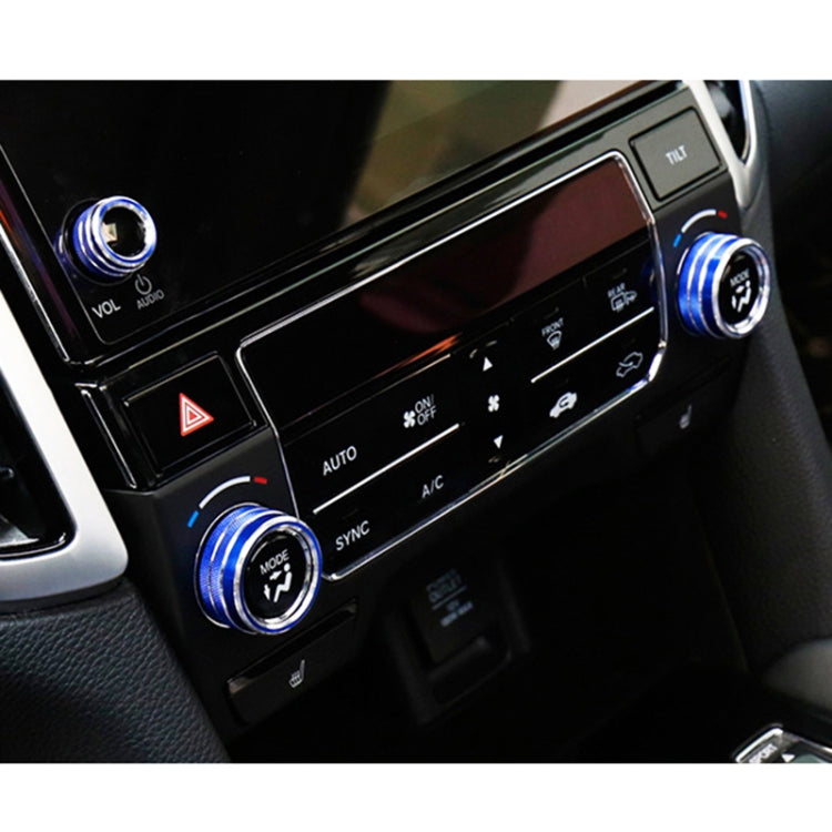 Stylish 3-Piece Metal Air Conditioning Knob Covers for Honda AVANCIER/URV
