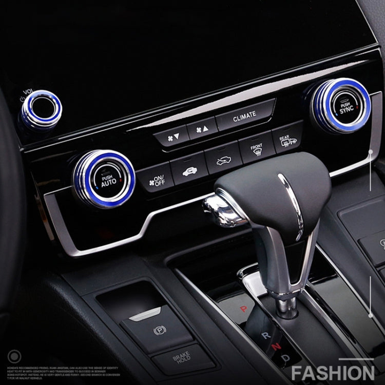 Set of 3 Premium Metal Air Conditioning Knob Covers for Honda CR-V 2017
