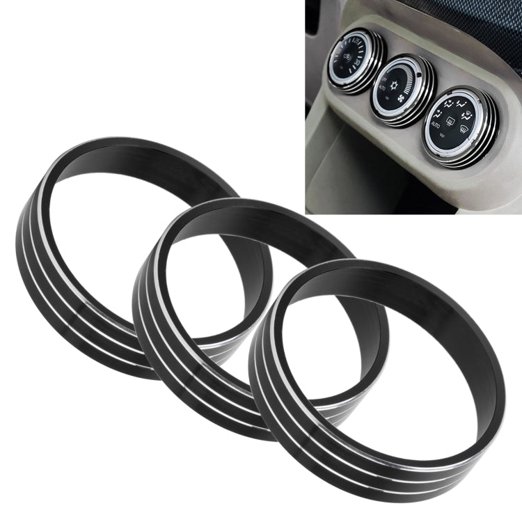 Mitsubishi ASX Metal Air Conditioning Knob Cover