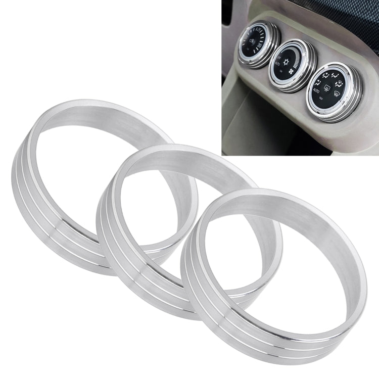 Mitsubishi ASX Metal Air Conditioning Knob Cover
