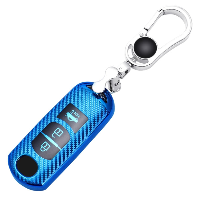 Mazda Smart 3-Button TPU Key Cover with Key Ring - Stylish Protection for Your Car Key