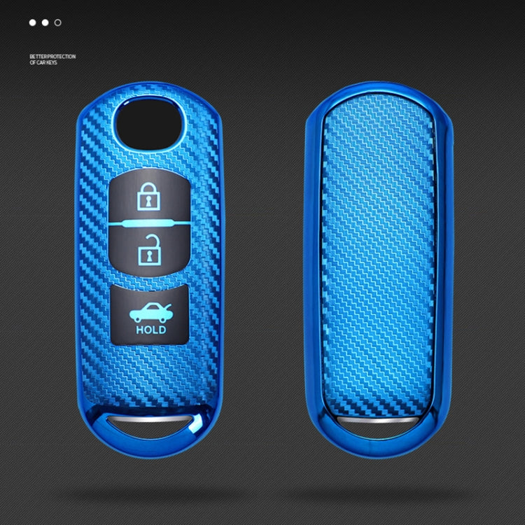 Mazda Smart 3-Button TPU Key Cover with Key Ring - Stylish Protection for Your Car Key