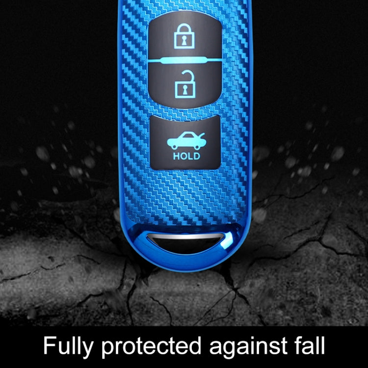 Mazda Smart 3-Button TPU Key Cover with Key Ring - Stylish Protection for Your Car Key