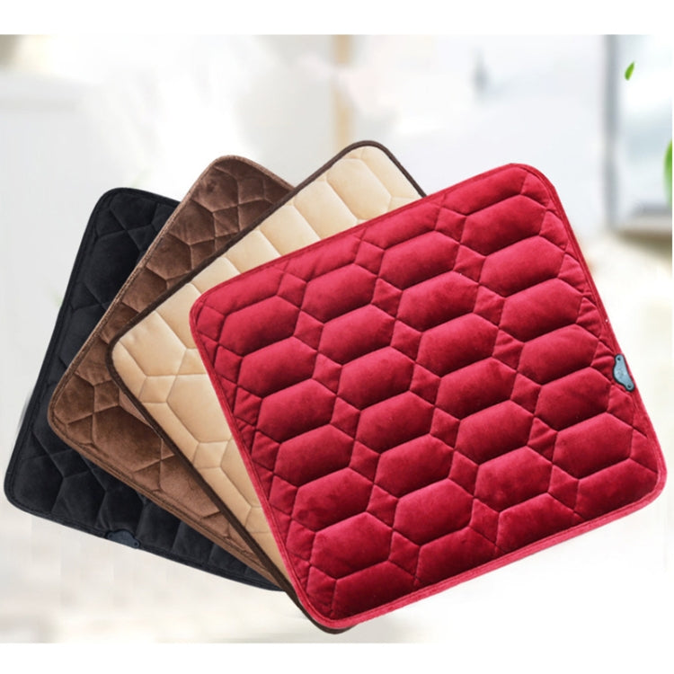 Heated USB Car Seat Warmer Cushion – Winter Comfort Mat, Square Design