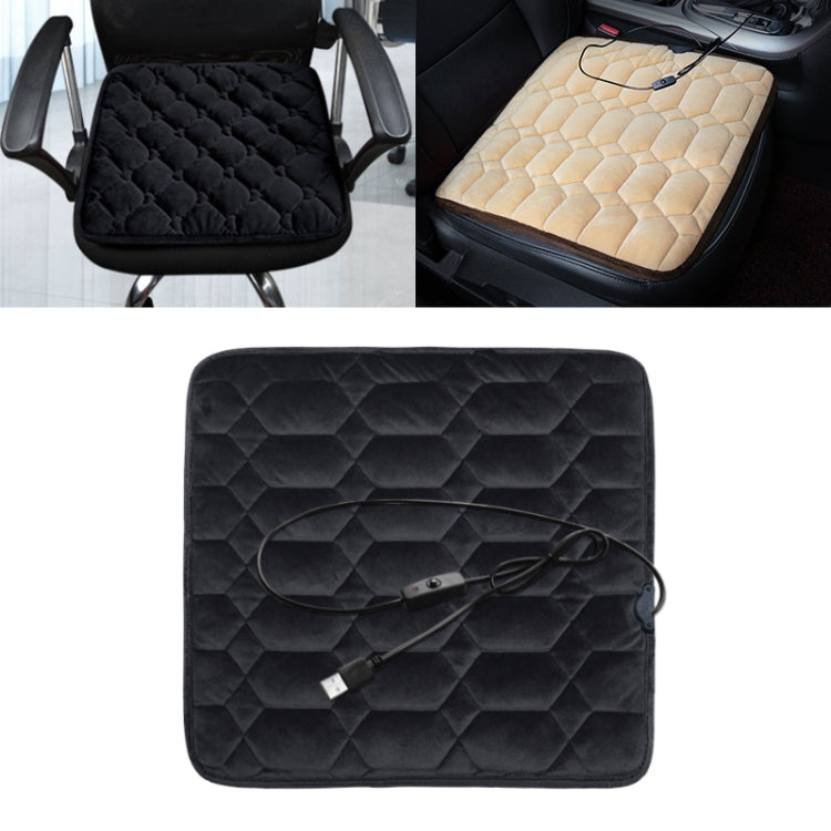 Heart-Shaped USB Car Seat Warmer – Winter Comfort Cushion