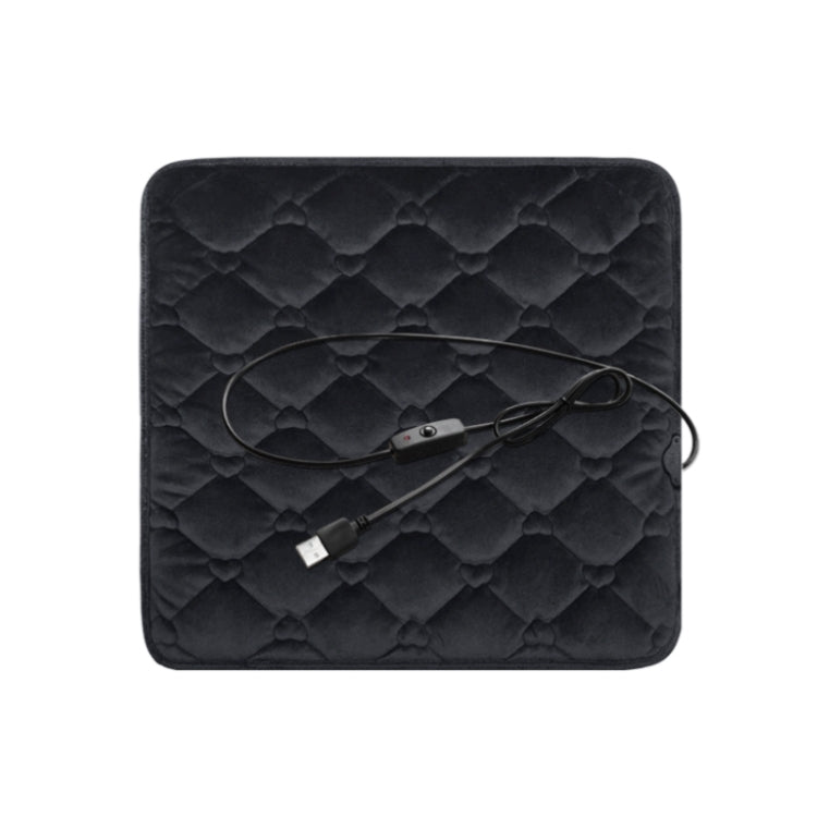 Heart-Shaped USB Car Seat Warmer – Winter Comfort Cushion