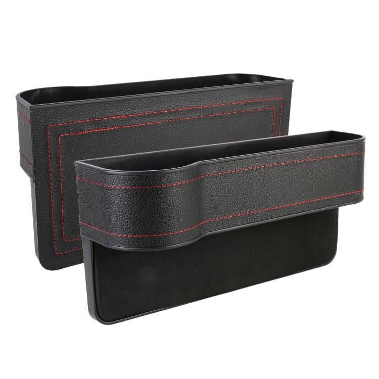2-Piece Leather Console Organiser for Car Drivers - Stylish and Functional Storage Solution