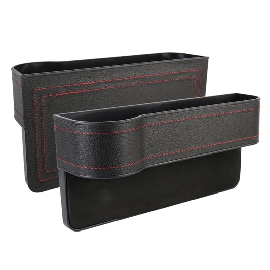 2-Piece Leather Console Organiser for Car Drivers - Stylish and Functional Storage Solution