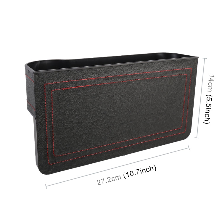 2-Piece Leather Console Organiser for Car Drivers - Stylish and Functional Storage Solution