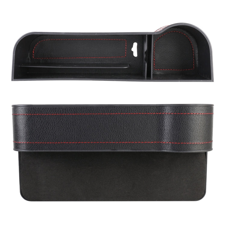 2-Piece Leather Console Organiser for Car Drivers - Stylish and Functional Storage Solution