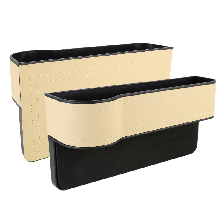 2-Piece Leather Console Organiser for Car Drivers - Stylish and Functional Storage Solution