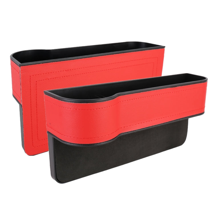 2-Piece Leather Console Organiser for Car Drivers - Stylish and Functional Storage Solution