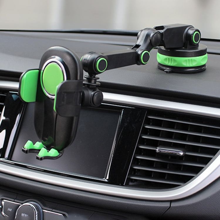 360-Degree Rotating Telescopic Car Phone Holder with Suction Cup - ZP-X0466