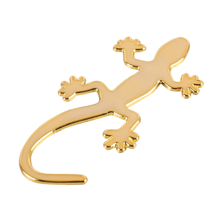 Gecko Shape Metal Car Luminous Decorative Sticker