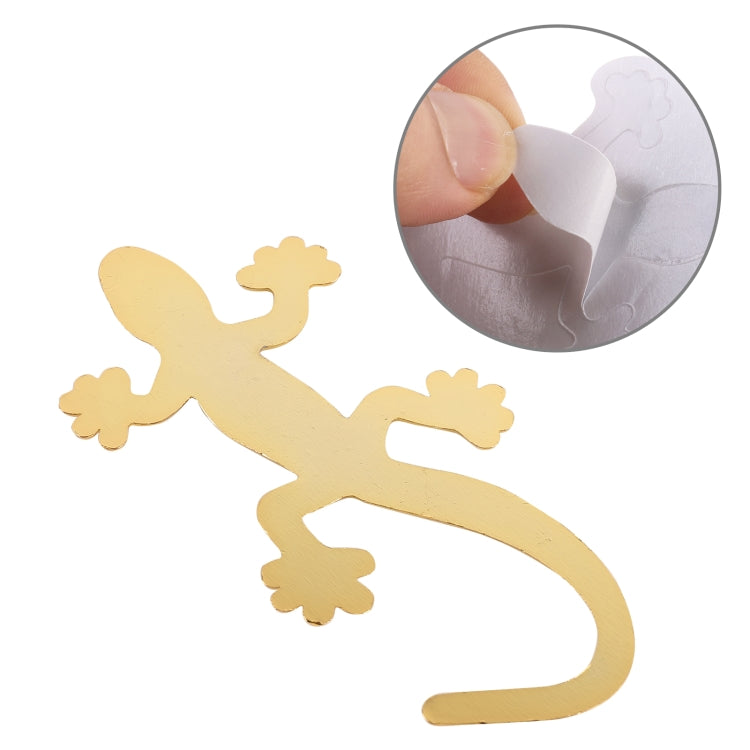 Gecko Shape Metal Car Luminous Decorative Sticker