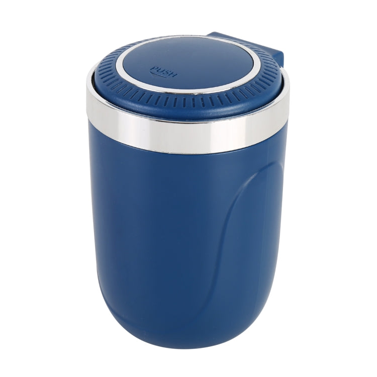 Sleek Illuminated Stainless Steel Car Ashtray & Waste Bin