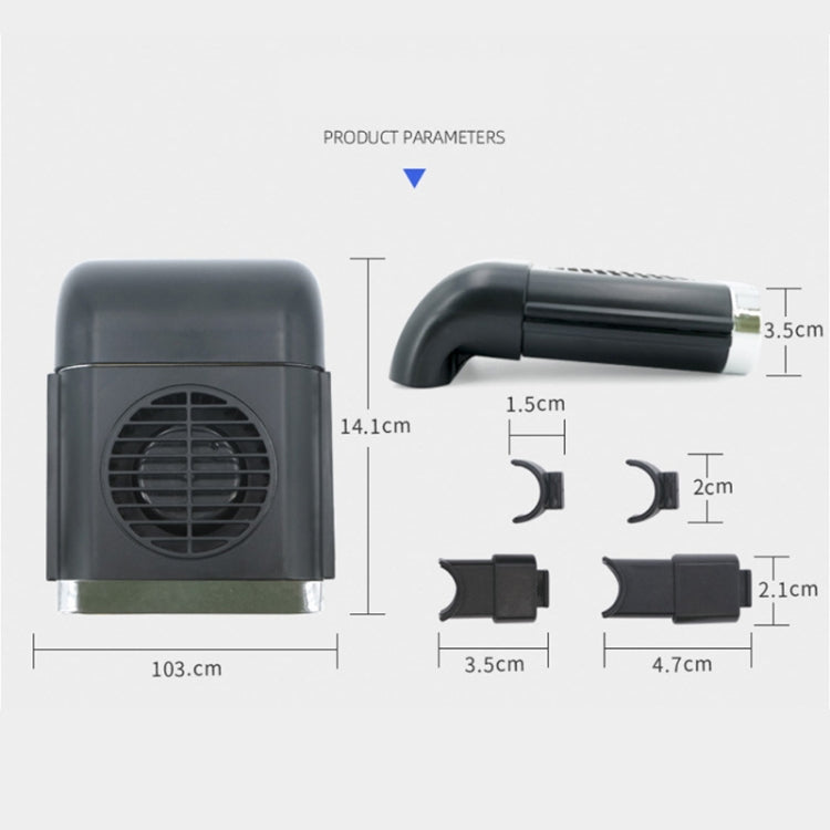 5W Car Fan Cooling Artifact For Car radiating Seat Cushion, 1 PC(Black), 1 PC (White)