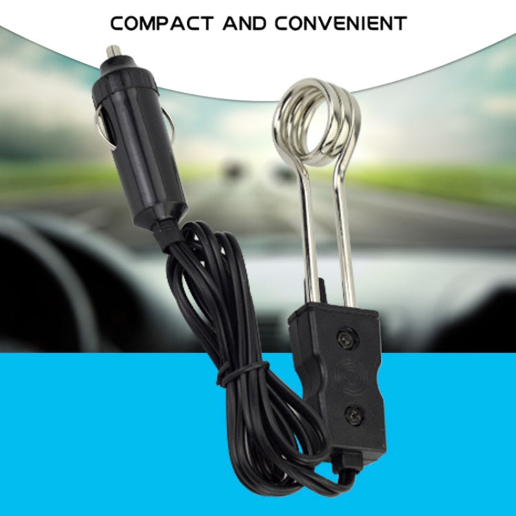 24V Cigarette Lighter Car Electric Heating Water Stick Water Heater, 24V