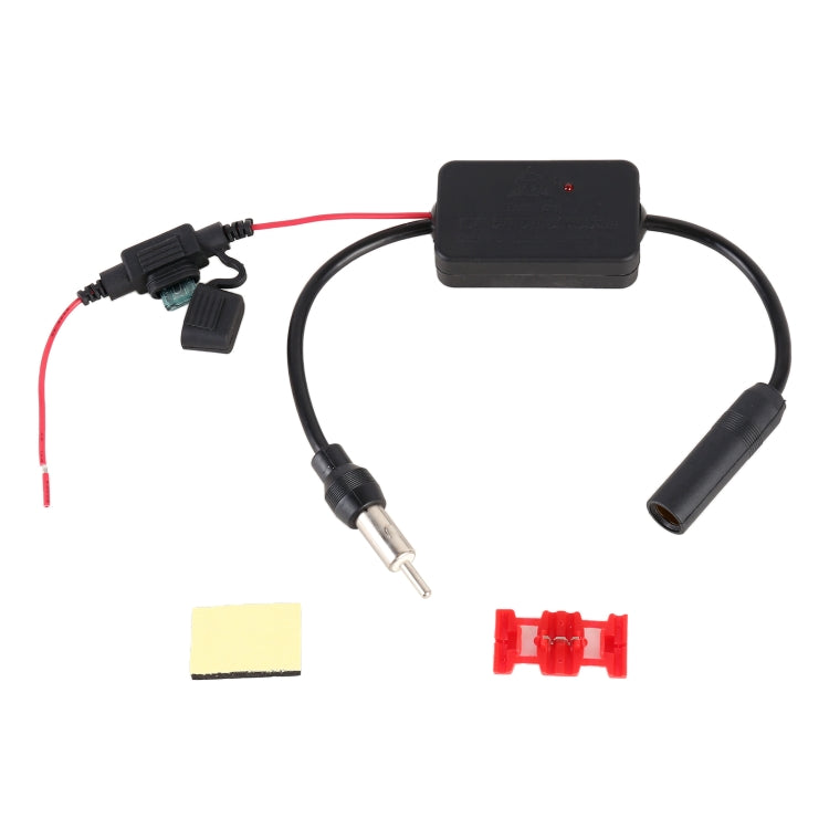 Universal 12V Radio FM Antenna Signal Amplifier Booster, 12V