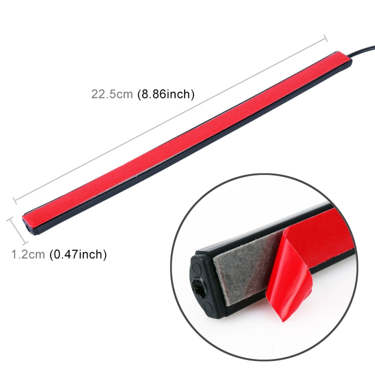 4 in 1 Universal Car Cigarette Lighter 8-color APP Control LED Atmosphere Light Decorative Lamp, with 12LEDs Lamps Cable Length: 1.5m