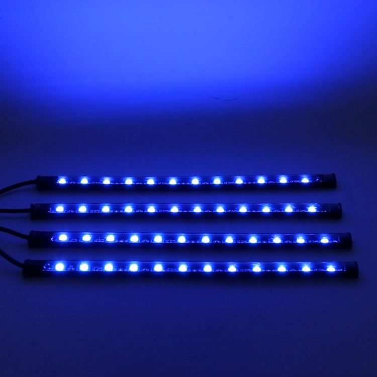 4 in 1 Universal Car Cigarette Lighter 8-color APP Control LED Atmosphere Light Decorative Lamp, with 12LEDs Lamps Cable Length: 1.5m