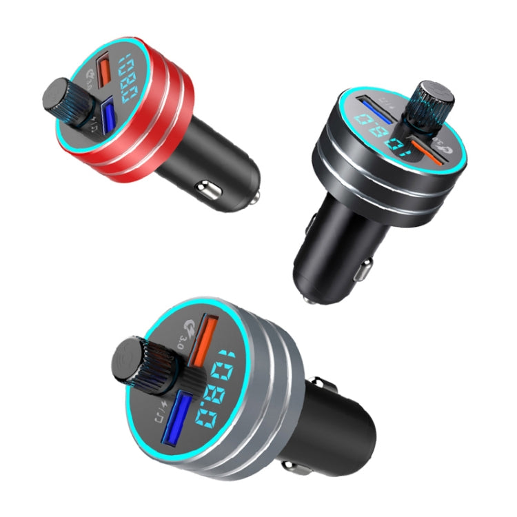 C1 Multifunctional Car Dual USB Charger MP3 Music Player Bluetooth FM Transmitter, C1 (Black), C1 (Red), C1 (Silver)