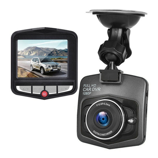 2.4-Inch 480P Car DVR with Parking Monitoring and Loop Recording (Black)
