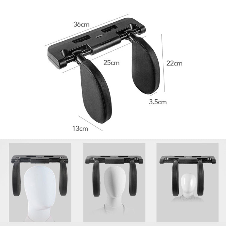 U-Shaped Adjustable Memory Foam Neck Support Cushion for Cars