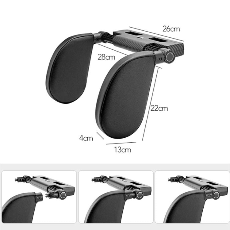 U-Shaped Memory Foam Neck Support Cushion for Cars with Adjustable Fit