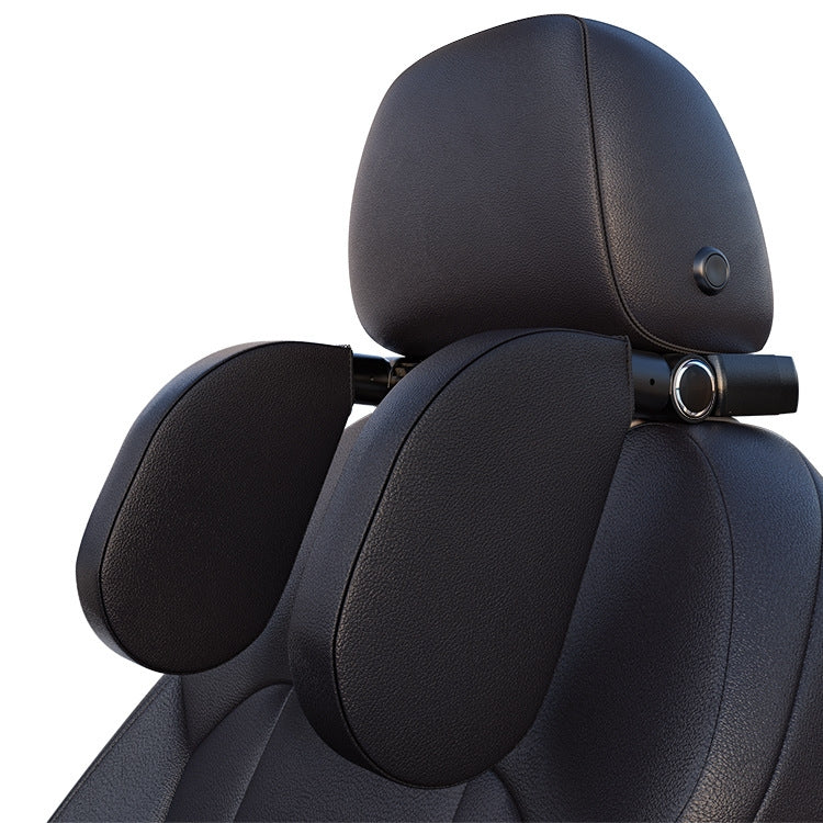 Versatile U-Shaped Memory Foam Neck Cushion with Phone Holder & Bag Hook for Car Comfort