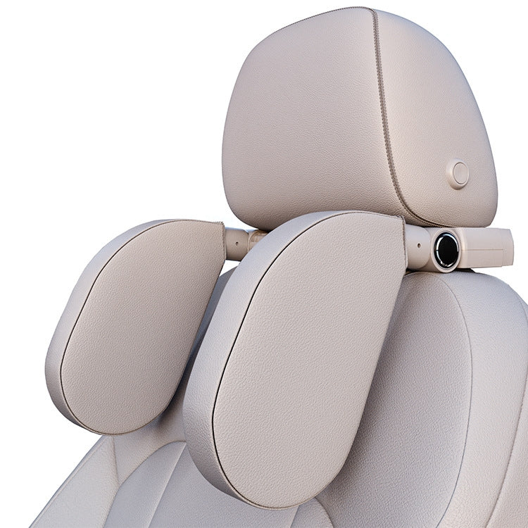 Versatile U-Shaped Memory Foam Neck Cushion with Phone Holder & Bag Hook for Car Comfort