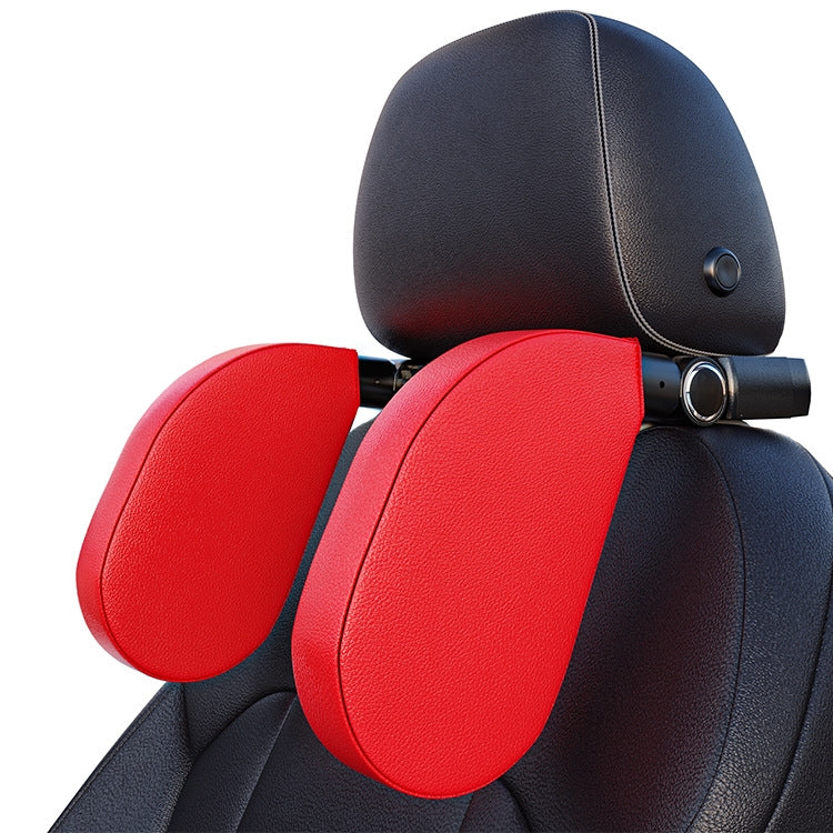 Versatile U-Shaped Memory Foam Neck Cushion with Phone Holder & Bag Hook for Car Comfort