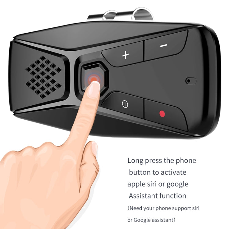 T823 Car Sun Visor Bluetooth Hands-free Call Speaker, T823